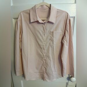 Pale Pink Button-Up Shirt